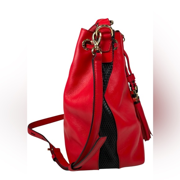 HENRI BENDEL Two Way Leather Bucket Bag - EUC - Picture 4 of 7